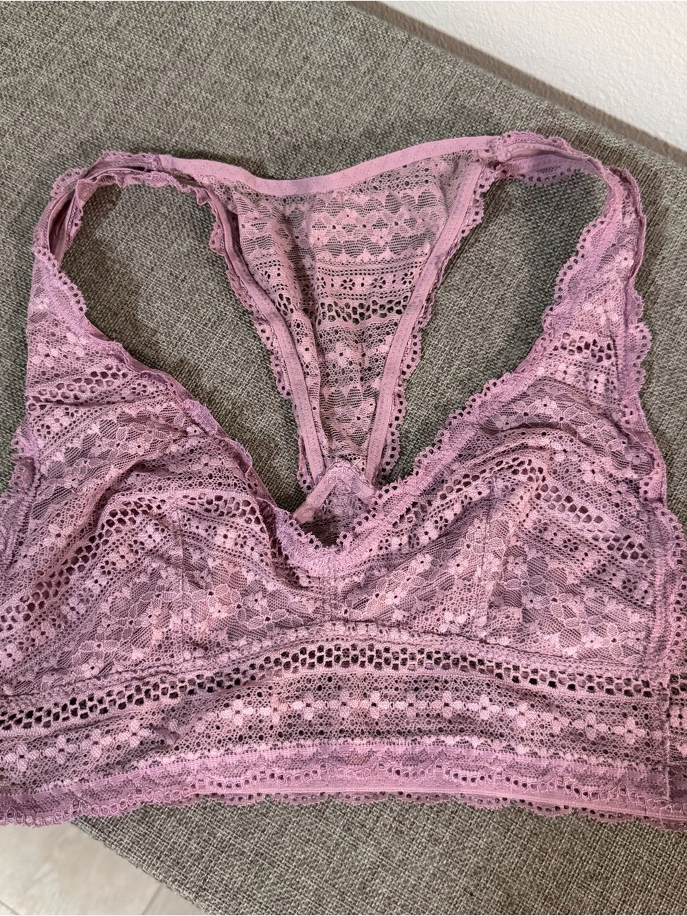 Victoria's Secret Lace Bralette in Dusty Rose